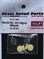 Kora Model D72104 Wheels for Macchi MC.202 Folgore 1/72