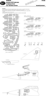 New Ware NWA-M0796 1/48 Mask MiG-31B/BM EXPERT (HOBBYB 81754)