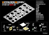 Voyager Model TEZ041 Modern AFV Road Wheels Stenciling templates ver 1(For TAMIYA)(распродажа) 1/35