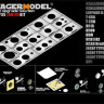 Voyager Model TEZ041 Modern AFV Road Wheels Stenciling templates ver 1(For TAMIYA)(распродажа) 1/35