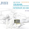 Quinta Studio QD+35144 Передние отсеки авионики AH-64A (Trumpeter) (с 3D-печатными деталями)  1/35