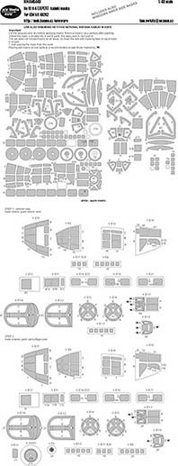 New Ware NWA-M0449 1/48 Mask He-111 H-6 EXPERT (ICM 48262)