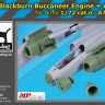 Blackdog A72103 Blackburn Buccaneer engine+radar (AIRFIX) 1/72