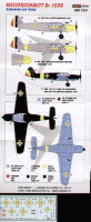 Kora Model DEC7215 Messers. Bf 108B (Romanian Air Force) декали декали 1/72