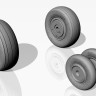 Armory ARAW32001 Mikoyan MiG-23S, MiG-23SM, MiG-23SMS, MiG-23SMF, MiG-23SU, MiG-23SUB wheels 1/32