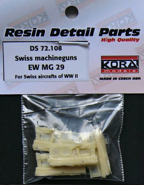Kora Model DS72108 Swiss machineguns EW MG 29 (WWII) 1/72
