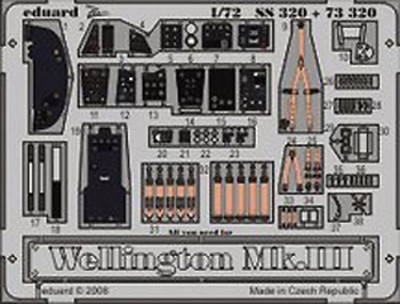 Eduard SS320 1/72 Welington фототравление Zoom Цветное
