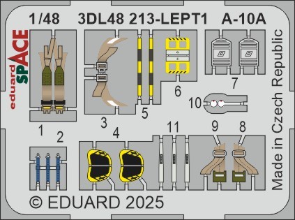 Eduard 3DL48213 A-10A SPACE (G.W.H.) 1/48