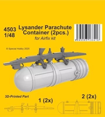 CMK SP4503 Lysander Parachute Container (2 pcs.) 1/48