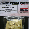 Kora Model DS7264 Fokker D.XXI Dutch serv. Undercarr.Set (MPM) 1/72