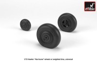 Armory ARAW72416 Hawker Hurricane wheels with weighted tires/tyres 1/72