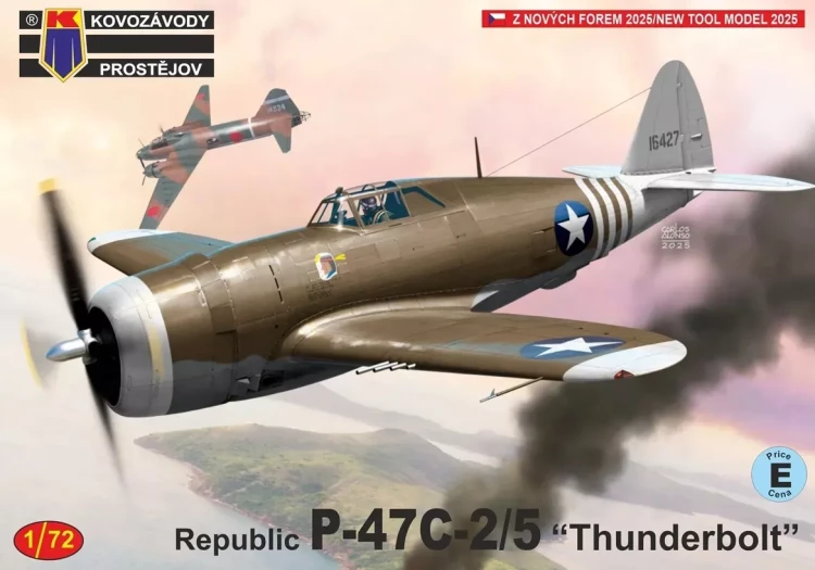Kovozavody Prostejov 72514 Republic P-47C-2/5 'Thunderbolt' (3x camo) 1/72