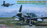 Kora Model KPK72018 FiSk 199 w/ SC500 & bomb rack (plastic kit) 1/72