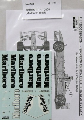 Reji Model 040 Ferrari F-1 2000 Marlboro logos (re-edition)