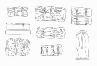 CMK 3034 Rucksacks and tents 1/35