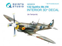 Quinta studio QD32019 Spitfire Mk.VIII (для модели Tamiya) 3D декаль интерьера кабины 1/32