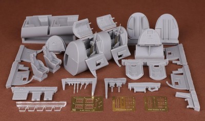 SBS model 48094 B-58 Hustler Bomber/Navigator&amp;DSO cockpit set 1/48