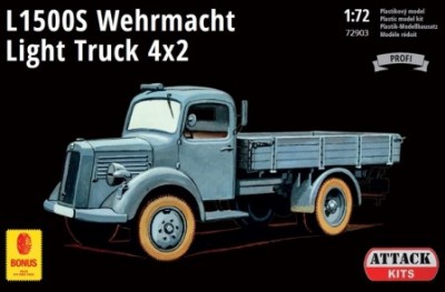 Attack Hobby 72903 L1500S Wehrmacht Light Truck 4x2 (PROFI ver.) 1/72
