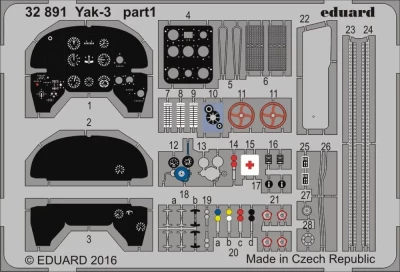 Eduard 32891 SET Yak-3 (SP.HOB.) 1/32