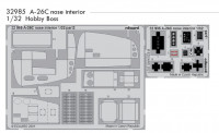 Eduard 32985 A-26C nose interior (HOBBY BOSS) SET 1:32