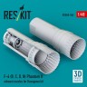 Reskit U48562 F-4 B,C,D,N Phantom II exh. nozzles (HAS) 1/48