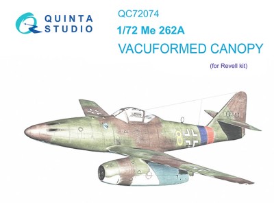 Quinta studio QC72074 Набор остекления для модели Me-262A (Revell) 1/72
