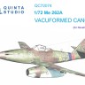 Quinta studio QC72074 Набор остекления для модели Me-262A (Revell) 1/72