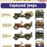 Hm Decals HMDT48025 1/48 Decals Jeep Willys MB/Ford GPW Captured Jeeps