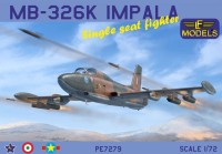 Lf Model P7279 MB-326K Impala Single Seat Fighter (3x camo) 1/72