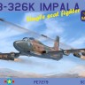 Lf Model P7279 MB-326K Impala Single Seat Fighter (3x camo) 1/72