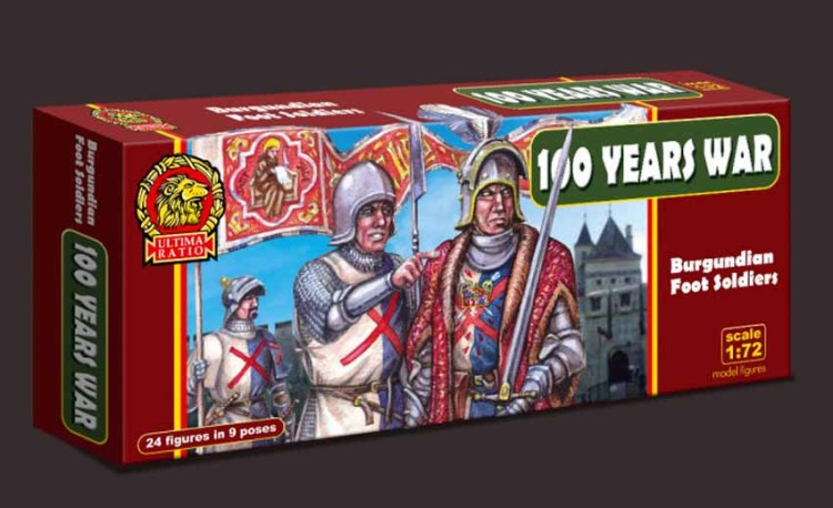 Ultima Ratio UR022 Burgundian Foot Soldiers, 100 Years War 1/72