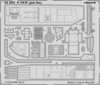 Eduard 32822 F-104C gun bay