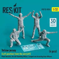 Reskit F32024 Yellow jersey Left position (4 fig.) 1/32