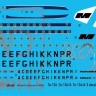 HAD DW144001 Decal Tu-134/134A/134A-3 MALEV (dry-water) 1/144