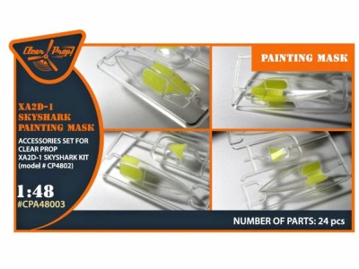 Clear Prop CPA48003 XA2D-1 Skyhark Painting mask 1/48