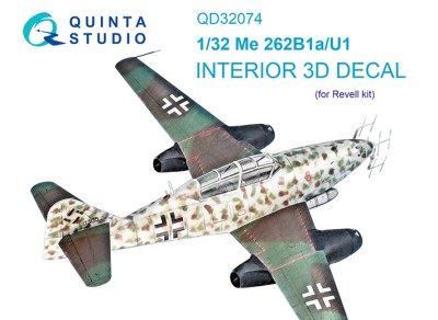 Quinta studio QD32074 Me 262B1a/U-1 (Revell) 1/32