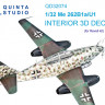 Quinta studio QD32074 Me 262B1a/U-1 (Revell) 3D Декаль интерьера кабины 1/32