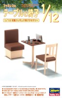 Hasegawa 62007 Набор стол и стул для семейного ресторана (FAMILY RESTAURANT TABLE & CHAIR) 1/12