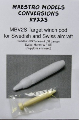 Maestro Models MMCK-7223 1/72 MBV2S target tow pod