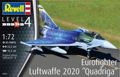 Revell 03843 Eurofighter Typhoon Luftwaffe Demo 2020 Quadriga 1/72