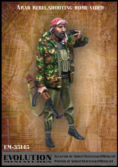 Evolution Miniatures 35145 Arab rebel, shooting home video 1/35