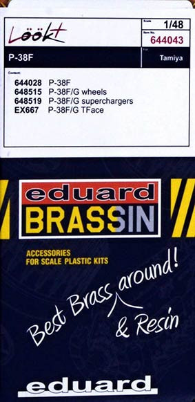 Eduard 644043 BRASSIN 1/48 P-38F Lookplus (TAM)