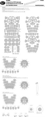 New Ware NWA-M0288 1/48 Mask B-29 Superfortress EXPERT (REV/MONO)