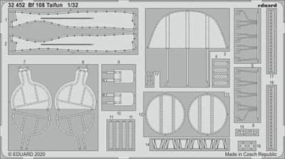 Eduard 32452 SET Bf 108 Taifun (EDU)