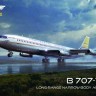 X-Scale X144008 Boeing 707-120 early version NOT 707-120B Continental Airlines Golden Jet 1/144