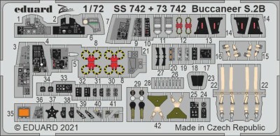 Eduard SS742 Buccaneer S.2B (AIRF) 1/72