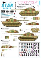 Star Decals 35-C1094 Pz.Kpfw.VI King Tiger / Tiger II # 2. s.SS.Pz-Abt 502 (Ost Front) and s.SS.Pz-Abt 503 (Ost Front / Berlin) 1/35