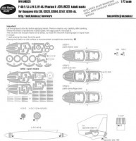 New Ware NWA-M0325 1/72 Mask F-4B/E/EJ/J/N/S, RF-4EJ ADVANCED (HAS)
