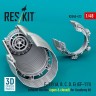 Reskit RSU48-473 F-111 (A,B,C,D,E) exh.nozzles (open & closed) 1/48