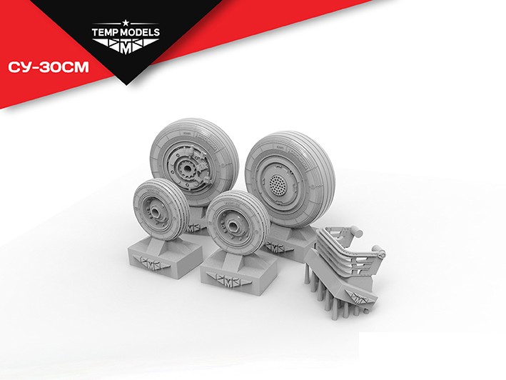 Temp Models 48302 Колеса шасси Су-30 См 1/48